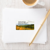 Étiquette Golden Daylied flower Valley (En situation)