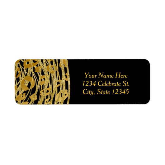Étiquette Golden Glam Cheetah Print Exotic Party Invitation (Devant)