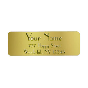 Étiquette Golden Glow