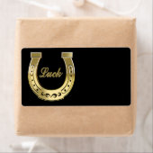 Étiquette Golden horseshoe (En situation)