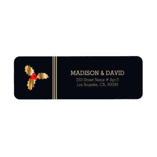 Étiquette Golden Mistletoe (Devant)