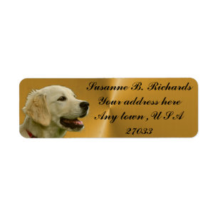Étiquette Golden Retriever