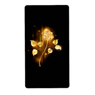 Étiquette Golden rose ( gold rose )