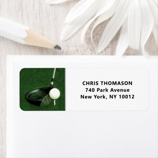 Étiquette Golf (En situation)