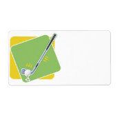 Étiquette Golf (Devant)