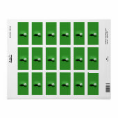 Étiquette GOLF Birthday Hershey Miniature Candy Wrapper (Feuille entière)