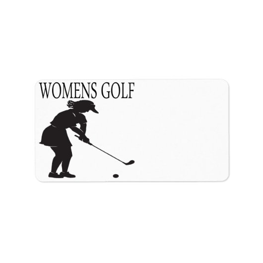 Étiquette Golf des femmes (Devant)
