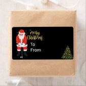 Étiquette Golf du Père Noël Fêtes de Noël Funny golf (En situation)