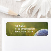 Étiquette Golf le jour du soleil (En situation)