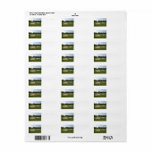 Étiquette Golf Sand Trap (Feuille entière)