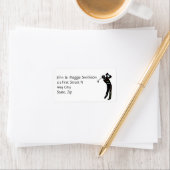 Étiquette Golf, Sport, Motivation Words Adresse personnalisé (En situation)