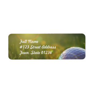 Étiquette Golf un jour ensoleillé