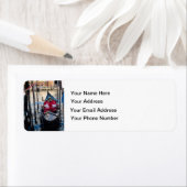 Étiquette Gondola à Venise Italie (En situation)