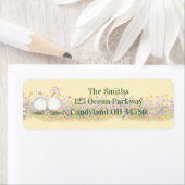 Étiquette Goose return shipping label (En situation)