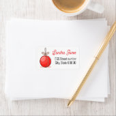 Étiquette Gorgeous address labels coffee (En situation)
