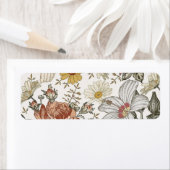 Étiquette Gorgeous flowers (En situation)