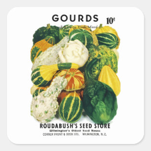 Étiquette Gourds Seed Packet