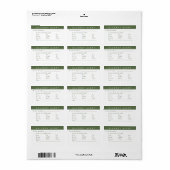 Étiquette Goûtez et voyez le Seigneur est bon | Échange de c (Feuille entière)