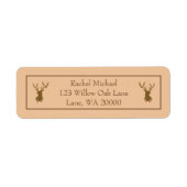 Étiquette Grace rustique (Devant)