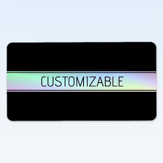 Étiquette Gradient coloré moderne et texte modifiable