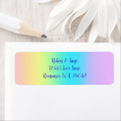 Étiquette Gradient de Gorgeous Pastel (En situation)