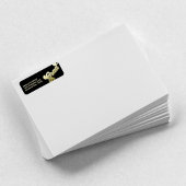 Étiquette Graduate Simple Moderne Retour Adresse Typographie