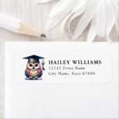 Étiquette Graduation Return Address Labels (En situation)