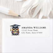 Étiquette Graduation Return Address Labels (En situation)
