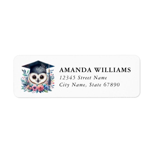 Étiquette Graduation Return Address Labels (Devant)