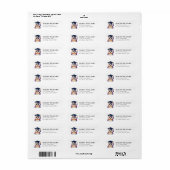 Étiquette Graduation Return Address Labels (Feuille entière)