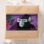 Étiquette Graffiti Ape (En situation)