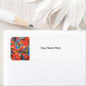 Étiquette Graffiti Dans L'Art Abstrait-Attique (En situation)