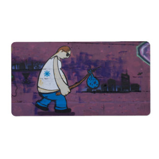 Étiquette Graffiti Wanderer