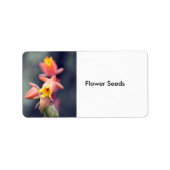 Étiquette Graines de fleurs (Devant)