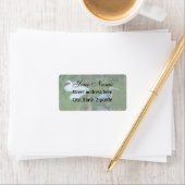 Étiquette Grand Aiguille blanche (En situation)