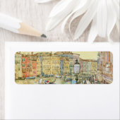 Étiquette Grand Canal, Venise par Maurice Prendergast (En situation)