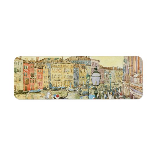 Étiquette Grand Canal, Venise par Maurice Prendergast (Devant)