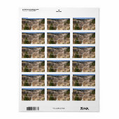 Étiquette Grand Canyon of the Yellowstone (Feuille entière)