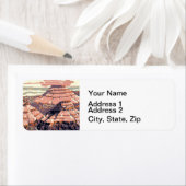 Étiquette Grand Canyon Western Graphic Art American (En situation)