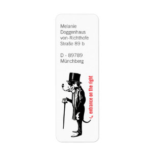 Étiquette Grand Danois Green  Label