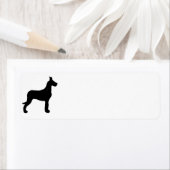 Étiquette Grand silo Dane noir (En situation)