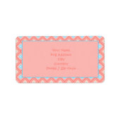 Étiquette grande adresse de retour (Devant)