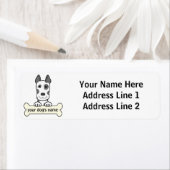 Étiquette Grande Danse personnalisée (En situation)