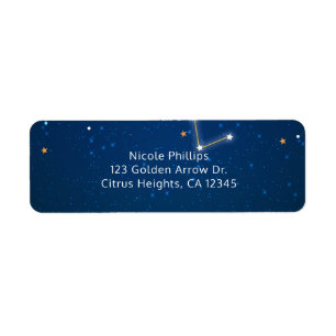 Étiquette Grande Ourse Constellation Céleste Regard des Étoi