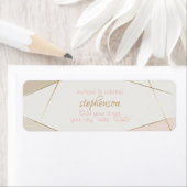 Étiquette Grandes géométriques modernes contemporaines Sable (En situation)