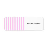 Étiquette Grandes Pink, Grandes Blances, Motif Gratté (Devant)
