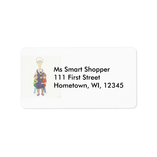 Étiquette Grandmas Dont Rollerskate (Devant)