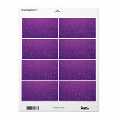 Étiquette Grape Soda with Tiny Bubbles Background Art (Feuille entière)