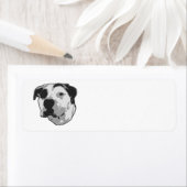 Étiquette Graphique à bille en T Pit Bull (En situation)