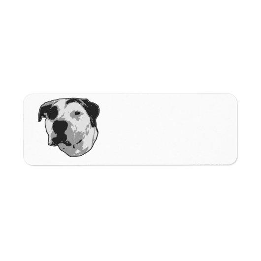 Étiquette Graphique à bille en T Pit Bull (Devant)